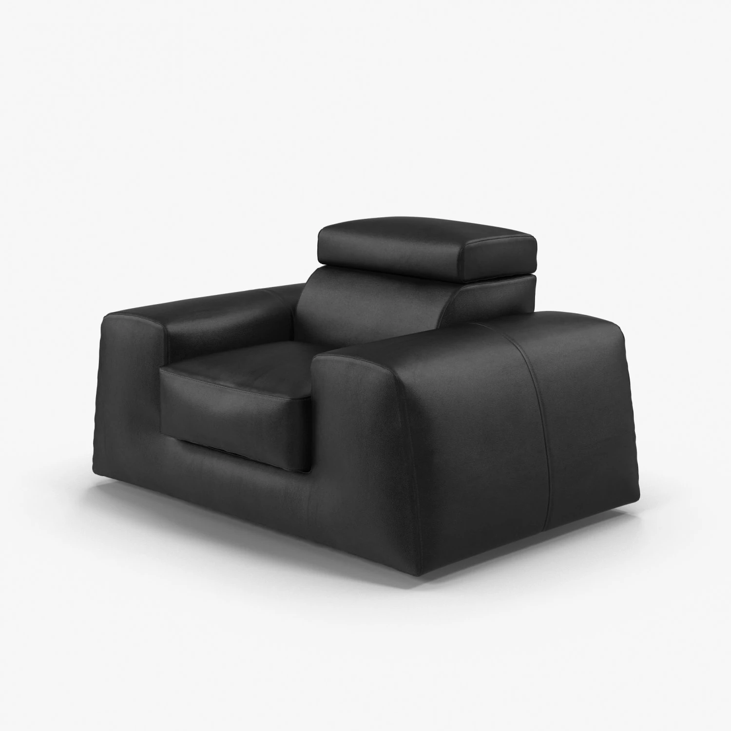 leather armchair boss 3D Model .c4d .max .obj .3ds .fbx .stl .blend
