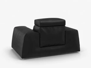 leather armchair boss 3D Model
