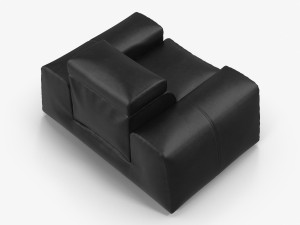leather armchair boss 3D Model