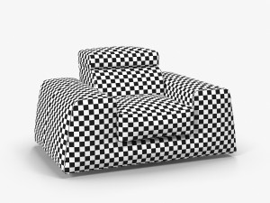 leather armchair boss 3D Model