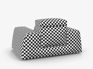leather armchair boss 3D Model