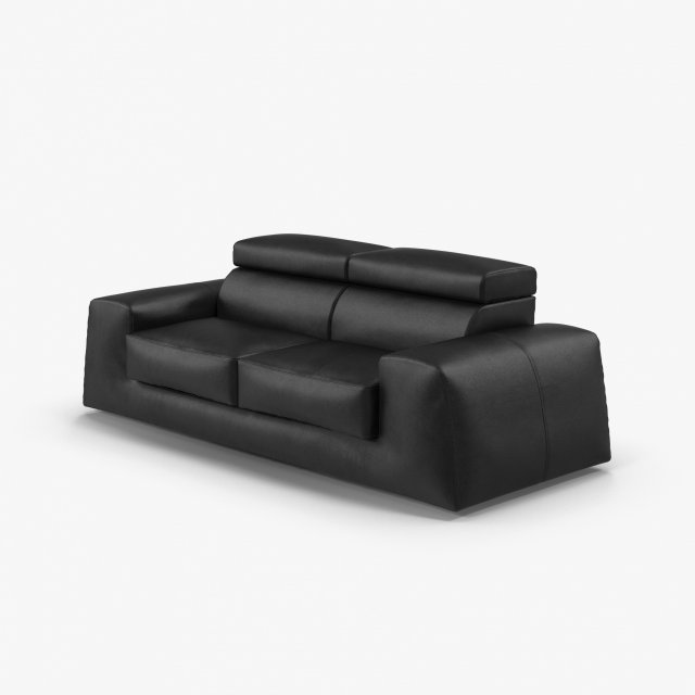 leather sofa boss 3D Модель .c4d .max .obj .3ds .fbx .stl .blend 