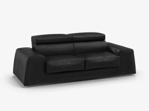 leather sofa boss 3D Model