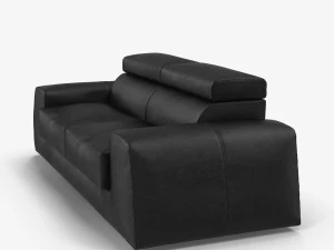 leather sofa boss 3D Model