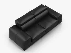 leather sofa boss 3D Model