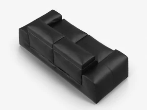 leather sofa boss 3D Model