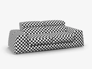 leather sofa boss 3D Model