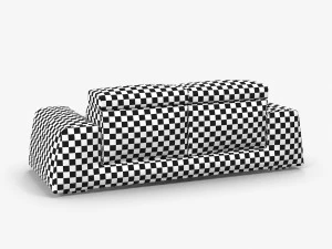 leather sofa boss 3D Model