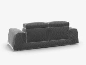 leather sofa boss 3D Model