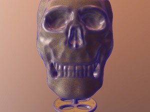scull-goblet 3d print Model do druku 3D