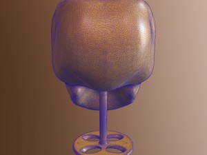 scull-goblet 3d print Model do druku 3D