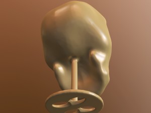scull-goblet 3d print Model do druku 3D