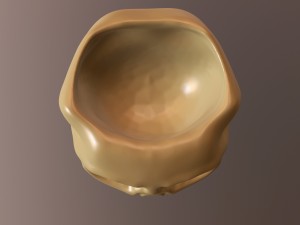 scull-goblet 3d print Model do druku 3D