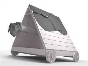 battering ram Model 3D