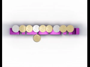 біткойн 3d 3D Модель