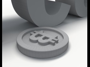 bitcoin 3d Modelo 3D