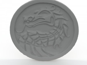 dragon coin 3D Print Model