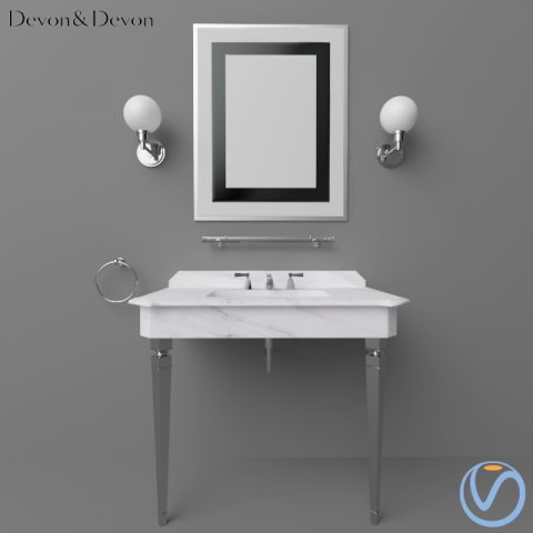 vanity devon devon Modelo 3D .c4d .max .obj .3ds .fbx .stl .blend 