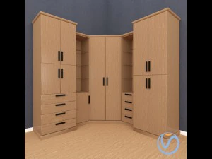 guarda-roupa Modelo 3D