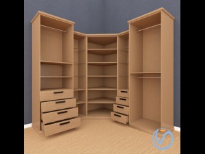 wardrobe Model 3D