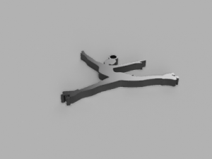 llavero de patinadora artistica 3D 모델