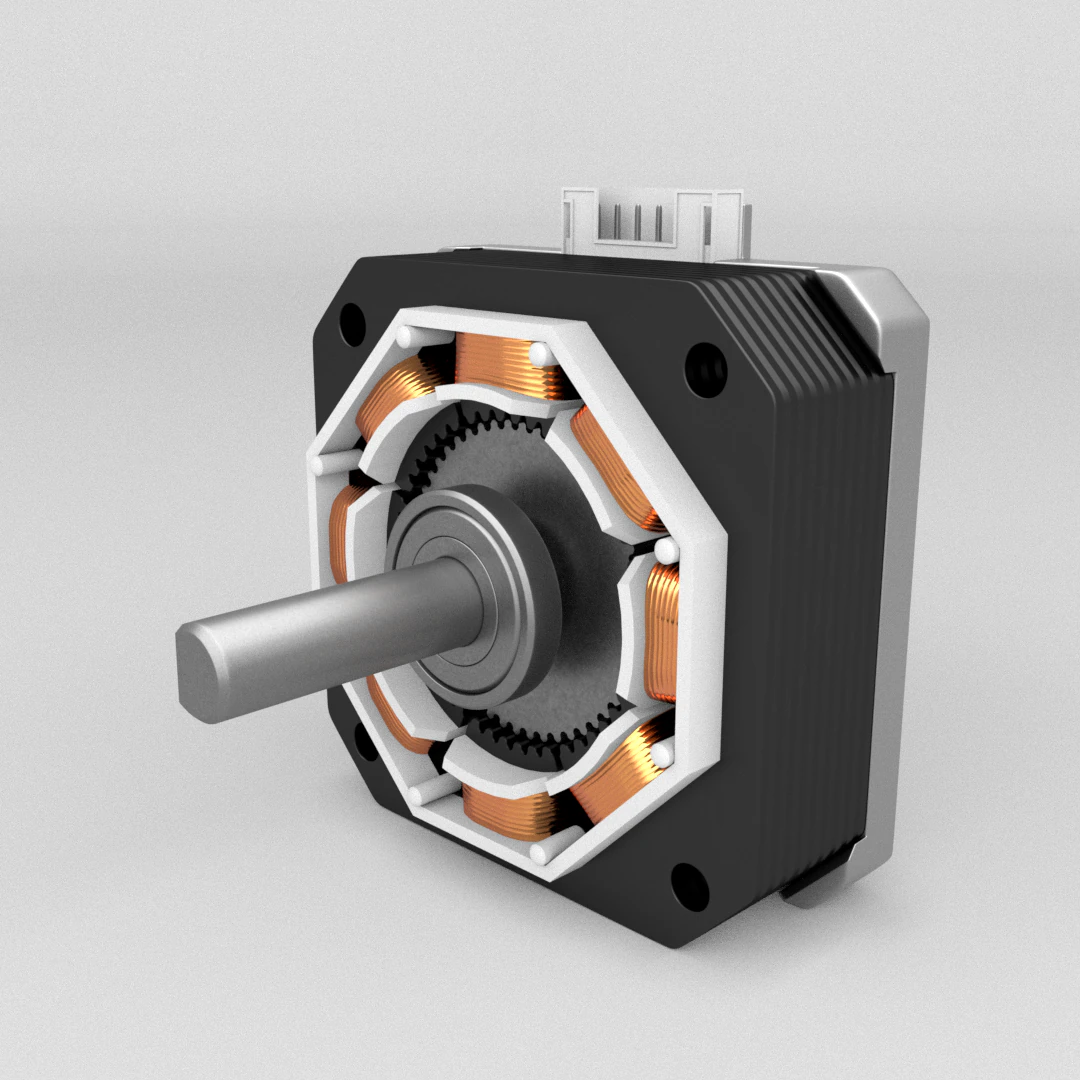 stepper nema 17 18ncm full model 3D Model .c4d .max .obj .3ds .fbx .stl .blend 