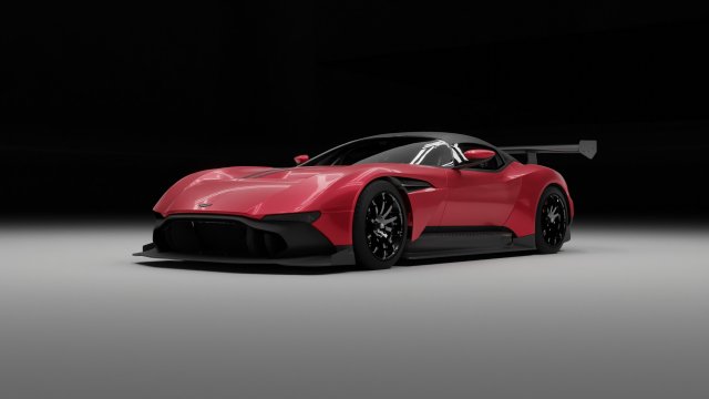 Aston Martin Vulcan 3D Model .c4d .max .obj .3ds .fbx .stl .blend