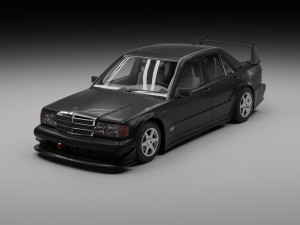Mercedes benz 190E 3D मॉडल