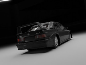 Mercedes benz 190E 3D मॉडल
