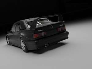 Mercedes benz 190E 3D मॉडल