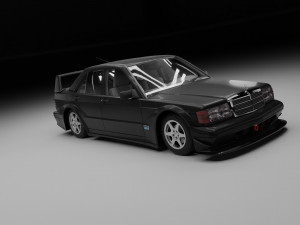 Mercedes benz 190E 3D मॉडल