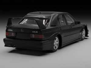 Mercedes benz 190E 3D मॉडल