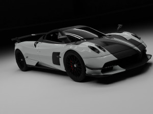 Pagani huayra BC 3D मॉडल
