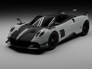 Pagani huayra BC 3D मॉडल