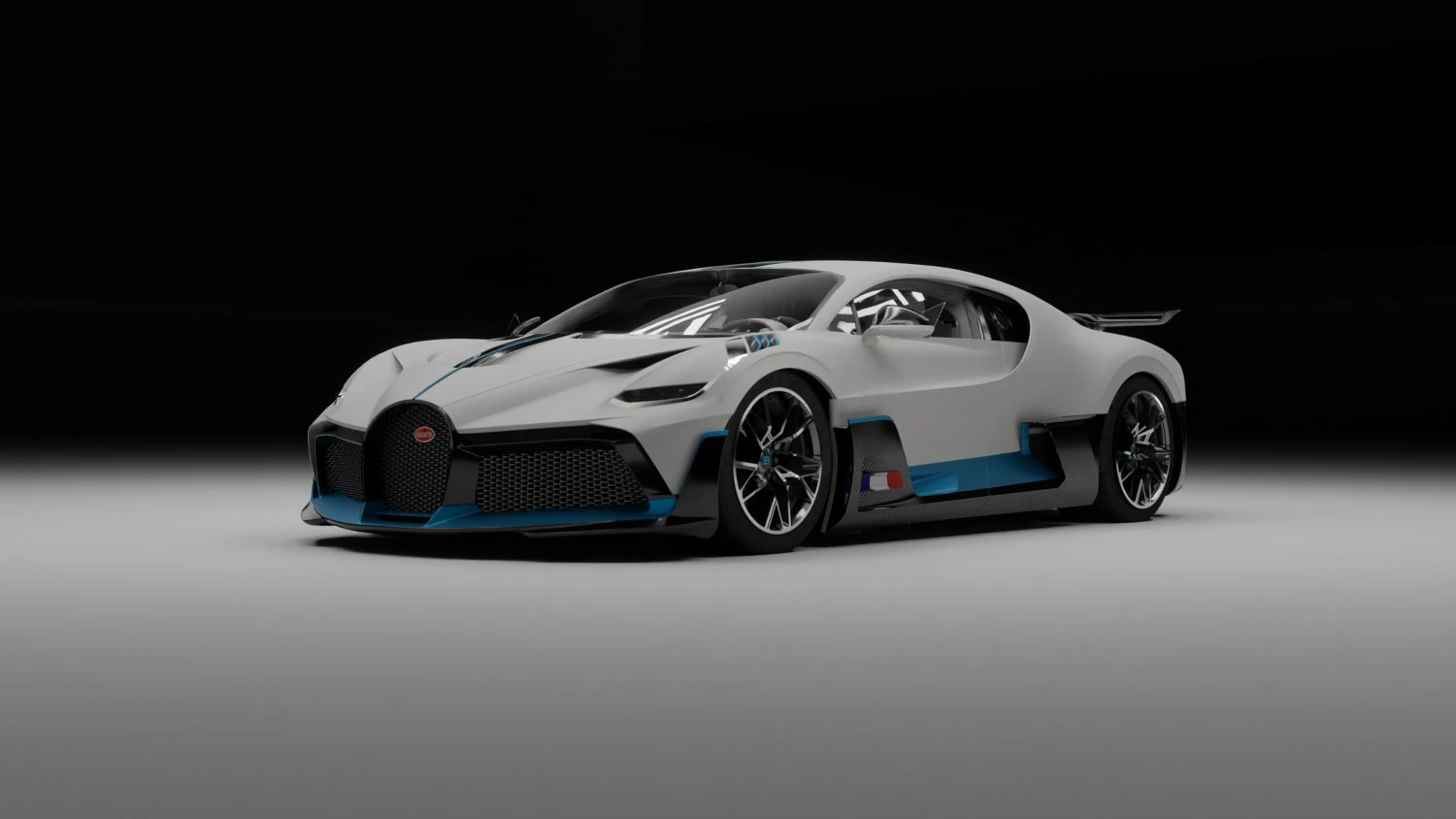 Bugatti Divo 3D Model .c4d .max .obj .3ds .fbx .stl .blend 