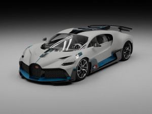 Bugatti Divo Modelo 3D