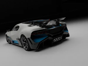 Bugatti Divo 3D Model