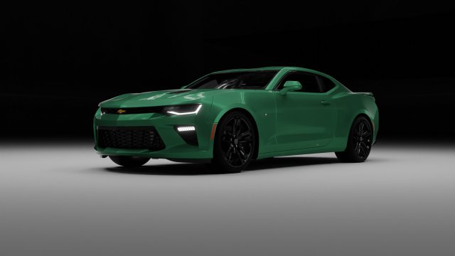 Camaro SS 3D Модель .c4d .max .obj .3ds .fbx .stl .blend 