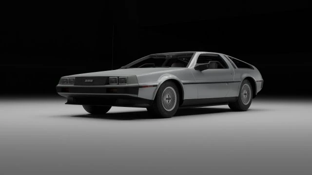 Delorean 3D Model .c4d .max .obj .3ds .fbx .stl .blend 