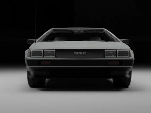 Delorean 3D Model