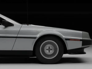 Delorean 3D Model
