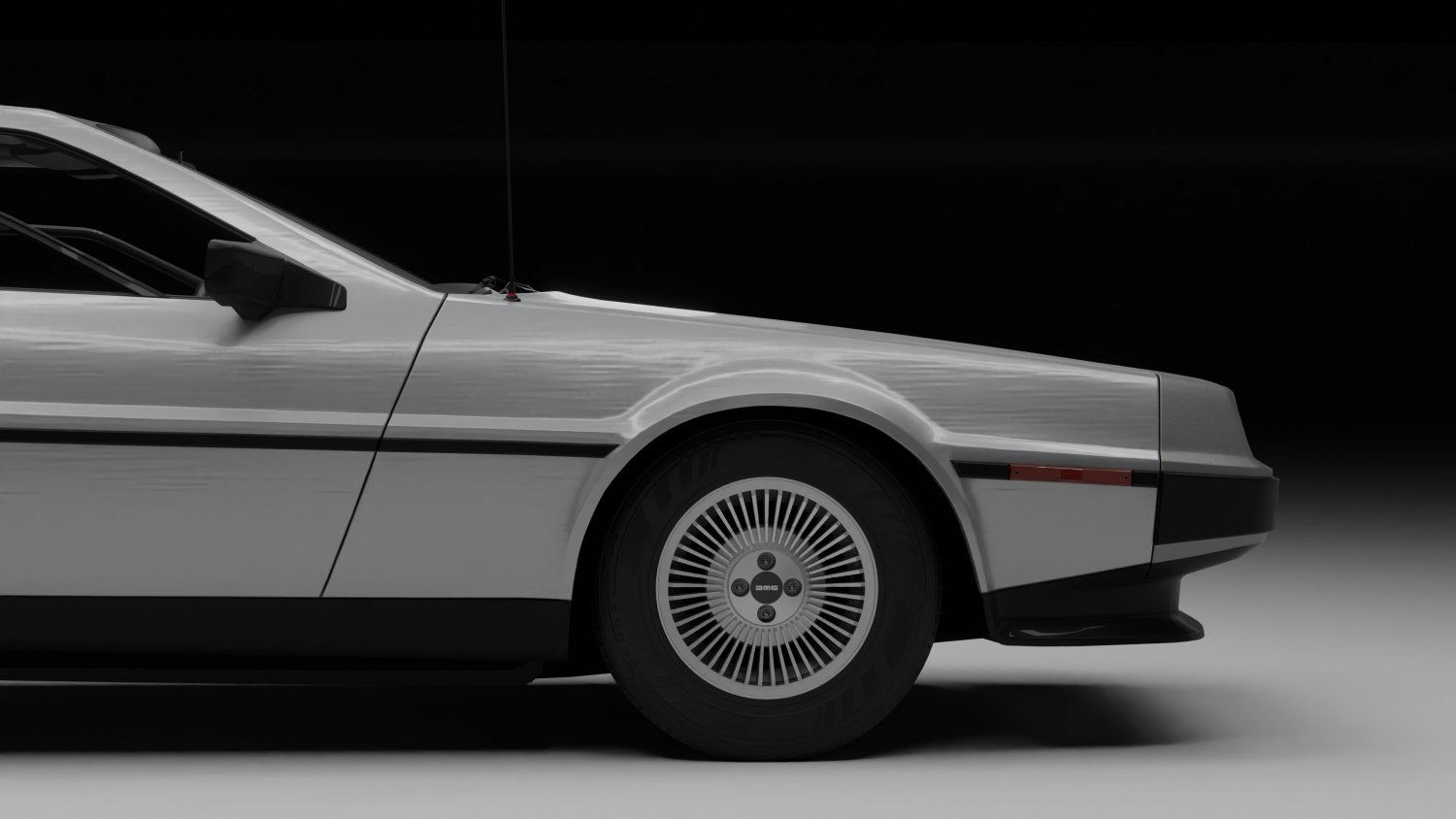 Delorean 3D Модель in Старые авто 3DExport