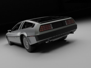 Delorean Modello 3D