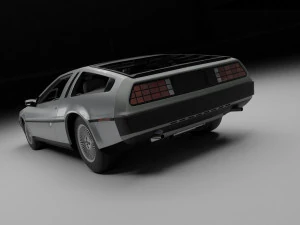 Delorean 3D Model