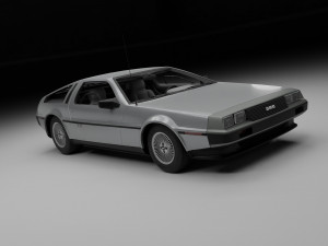 Delorean Modello 3D