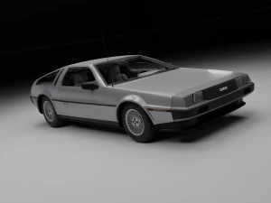 Delorean 3D Model