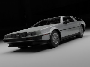 Delorean Modello 3D