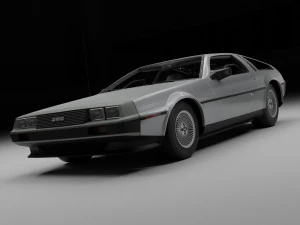 Delorean 3D Model