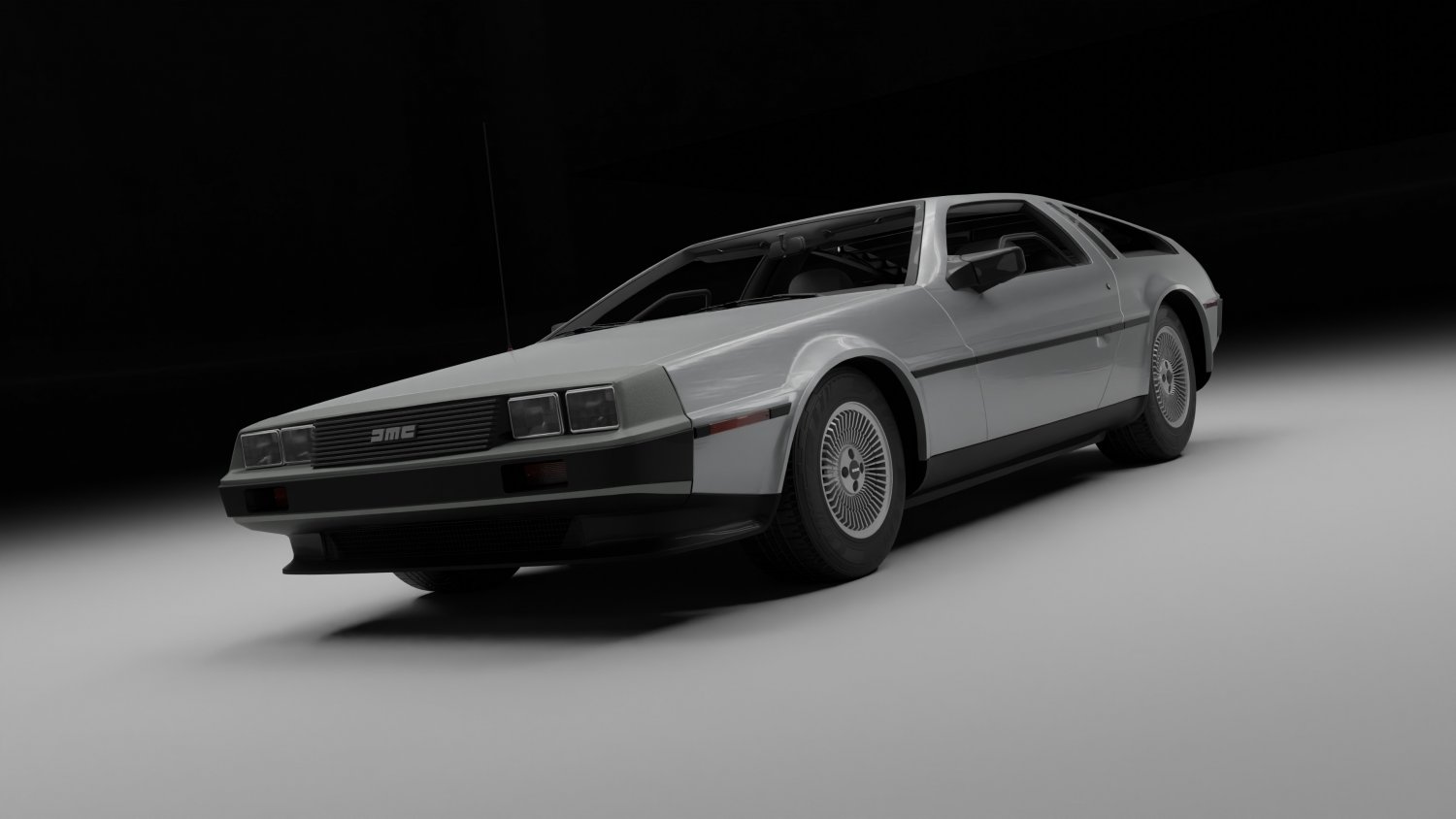 Delorean 3D Модель in Старые авто 3DExport