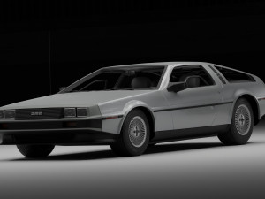 Delorean Modello 3D